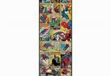 Marvel Comic Book Wall Mural 3 In X 17 5 In Marvel Ic Panel Spiderman Classic Peel