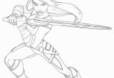 Marvel Comics Coloring Pages Gamora Coloring Page