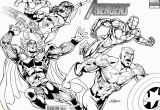 Marvel Comics Coloring Pages Marvel Superheroes Avengers In Action Coloring Page for Kids