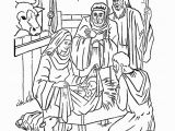 Mary and Joseph Coloring Page Christmas Story Coloring Pages 9