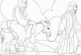 Mary and Joseph Coloring Page Mary and Joseph Travel to Bethlehem – Luke 2 Free Colouring