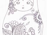 Matryoshka Doll Coloring Page Pin by Gigi Marie On Future Tattoo Inspiration