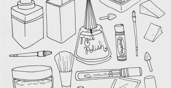 Medicine Bottle Coloring Page Makeup Colouring Sheets Google Search