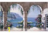 Mediterranean Murals for Walls Mediterranean Arch Wall Mural