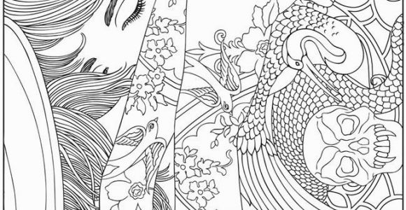 Mermaid Difficult Coloring Pages for Adults Hard Coloring Pages for Adults