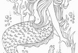 Mermaid Difficult Coloring Pages for Adults Mermaid Coloring Page