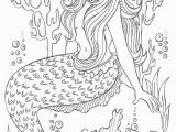 Mermaid Difficult Coloring Pages for Adults Mermaid Coloring Page