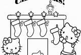 Merry Christmas Hello Kitty Coloring Pages Merry Christmas Coloring Pages