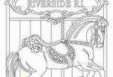 Merry Go Round Coloring Pages 119 Best Carousel Animal Coloring Pages Images In 2018