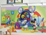 Mickey and Friends Wall Mural Disney S Mickey Mouse & Friends Clubhouse Capers Removable