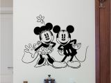 Mickey and Minnie Mouse Wall Murals Details About Minnie Mickey Mouse Wall Decal Disney Vinyl