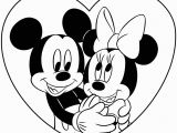 Mickey and Minnie Valentines Day Coloring Pages Valentine S Day Printable Coloring Pages 2