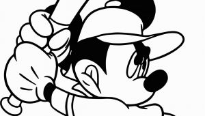 Mickey Mouse Playing Baseball Coloring Pages Mickey Playing Baseball Coloring Page