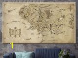 Middle Earth Map Wall Mural Lord Of the Rings Map