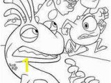 Mike Wazowski Coloring Page Waternoose Coloring Pages Hellokids