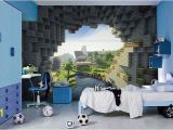 Minecraft Wall Mural Uk Minecraft Bedroom Ideas for Boys Enderman