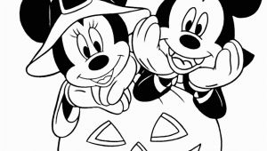 Minnie and Mickey Halloween Coloring Pages Minnie and Mickey Halloween Coloring Pages