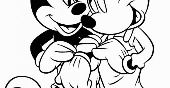 Minnie Mouse Mickey Mouse Coloring Pages Mickey Mouse and Minnie Mouse Kissing
