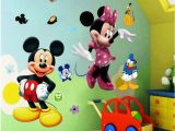 Minnie Mouse Wall Murals Cute Mickey Mouse Wall Decals with Minnie Mouse Nursery Ideas
