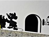 Minnie Mouse Wall Murals Uk Cartoon Decal Mouse Hole Wall Sticker " Gus and Jaq the Cinderella