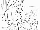 Miriam and Baby Moses Coloring Page Moses Coloring Pages Coloring Pages …