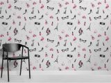 Modern Contemporary Wall Murals Tapeten Wandbild „fashion Illustration“