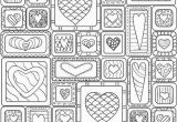 Mondrian Coloring Page Hearts Coloring Page 33 Doodle Art Pinterest