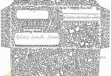 Money Sign Coloring Page Printable Cash Bud Envelope Doubles as Coloring Page