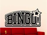 Monster High Wall Mural Bingo Logo Wall Decal Bingo Emblem Casino Lottery Fice