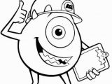 Monster Inc Coloring Pages to Print Monsters Inc Coloring Pages Mike at Getdrawings