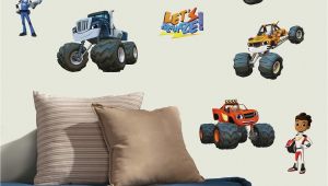 Monster Truck Wall Mural Blaze and the Monster Machines Peel and Stick Wall Decal