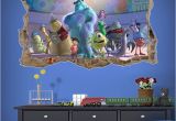 Monsters University Wall Mural Monsters Inc All Monsters Hd Wallpaper