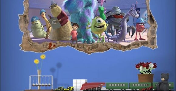 Monsters University Wall Mural Monsters Inc All Monsters Hd Wallpaper