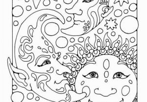 Moon and Stars Coloring Pages Difficult Coloring Pages for Adults
