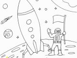 Moon Coloring Pages for Preschoolers Space Pictures for Kids to Color