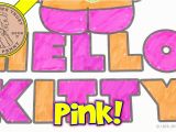 Moriah Elizabeth Coloring Pages Hello Kitty Coloring Book & Scentos Scented Markers I Make A Pink Kitty