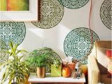 Moroccan Wall Murals Mandala Medallion Stencil for Painting A Circle Shape On