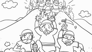Moses and the Amalekites Coloring Page Moses Coloring Amalekites Coloring Pages