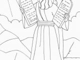 Moses Bible Coloring Pages Moses Receiving the Ten Mandments From God Coloring Pages