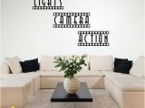 Movie themed Wall Murals Wall Decals Home theater Decor theater Room Movie by