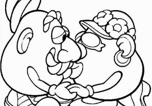 Mr and Mrs Potato Head Coloring Pages Kids N Fun