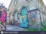 Mural Painting On Concrete Wall Artistic Graffiti Stockfotos & Artistic Graffiti Bilder