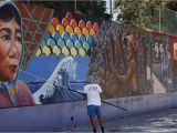 Mural Painting On Concrete Wall L A S Judith Baca Wins $50 000 Award Breaking Ground for