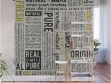Mural Wall Hanging Designs Newspaper Wall Mural by Catherinedonato