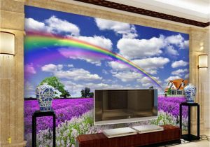 Murals Your Way Coupon Code Home Decor Custom 3d Mural Wallpaper Lavender Blue Sky and White