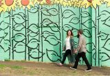 Nashville Mural Artists A Downtown Nashville Mural Art Engagement Session Ivory Door