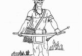 Native American Coloring Pages for Elementary Students Coloring Page Iroquois Warrior