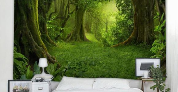 Nature Bedroom Wall Murals Dresslily Gallery forest Pattern Wall Tapestry