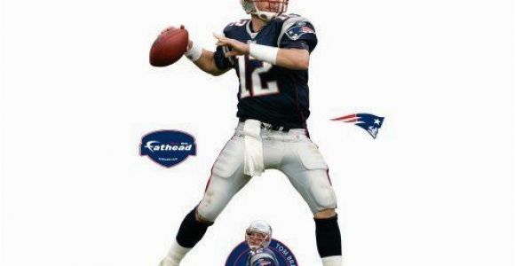 New England Patriots Wall Mural Amazon Fathead tom Brady New England Patriots Wall