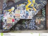 New York Murals for Walls Mural In Williamsburg Section In Brooklyn Editorial Image Of